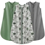 Yoofoss Baby Sleep Sack Wearable Blanket 2-WAY Zipper 3 PACK,GREEN/GRAY,12-18MON. Fixed Price $8.81.
