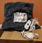 Sunbeam 50"X 60" Electric Heated Throw Blanket - Blue Tested & Clean. Fixed Price $19.99.