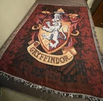 Harry Potter Gryffindor Tapestry Throw Blanket Northwest 49X59 Wall Hanging. Fixed Price $12.90.