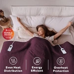 Sunbeam Royal Ultra Fleece Electric Blanket King Sz 90X100 Cherry Red 2 Remotes. Fixed Price $59.59.
