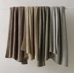 West Elm Stonewashed Cotton Throw 50X60" Artic Blue. Fixed Price $35.00.