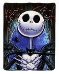 Disney's Nightmare Before Christmas Blanket Jack Skellington Throw 46" X 60". Fixed Price $29.99.