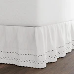 Fresh Ideas Ruffled Eyelet Bed Skirt Dust With Gathered Styling And. Fixed Price $47.95.
