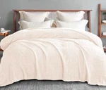 Exclusivo Mezcla King Jacquard Wave Flannel Fleece Velvet Blanket Soft Plush New. Fixed Price $24.50.