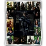 The Walking Dead Blanket, Daryl Dixon Fleece, Sherpa Super Soft Cozy. Fixed Price $78.95.