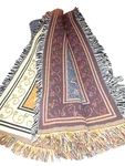 Mary Hughes Tapestry Throw Blanket Fringed Woven Colorful Berries Reversible. Fixed Price $27.50.
