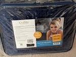 Quility Full/queen Weighted Blanket 12LB Heavy 60X80 - Removable Duvet. Fixed Price $35.00.