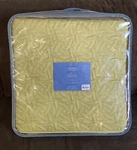 Simply Vera Wang Signature Dune Border Quilted Coverlet Full/queen New Green. Fixed Price $88.00.