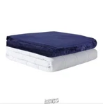 MP2 Glacier Weighted Blanket Nano Ceramic Bead Reversible Queen Navy 60X90 20LBS. Fixed Price $44.99.
