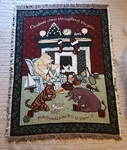 Disney Classic Pooh Christmas Goodwin Weaver Tapestry Blanket Throw Nwot 60X46. Fixed Price $49.99.