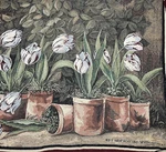 Goodwin Weavers Tulip Tapestry Throw 100% Cotton Fabrice De Villeneuve. Fixed Price $31.48.