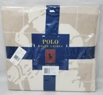 Polo Ralph Lauren Oakwood 100% Cotton Throw Blanket Tan/ivory 50"X70" Msrp $185. Fixed Price $89.99.