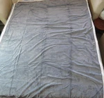 Bella Russo Dark Gray Soft Fleece Blanket New Gift Idea. Fixed Price $22.99.