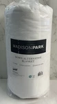 Madison Park Down Alternative Blanket, King- Cal Size Satin Trim, White. Fixed Price $48.50.