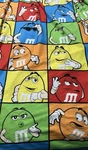 2008 M&m's Avon Micro Fleece Throw Blanket Approx. 47 63. Fixed Price $15.99.