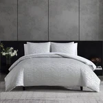Luxury King Duvet Cover Set With Shams - Illusion Grey Designer Bedding. Fixed Price $144.99.