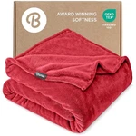 Microfiber Travel Blanket - Soft Cozy Throw, Red. Fixed Price $38.24.