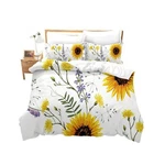 Feelyou Sunflower Duvet Cover Set Queen Size 3D Print Bedding Stylish Dec.... Fixed Price $56.30.