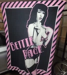 Neca 2006 Queen Of Pinups Bettie Page Blanket 60X47. Fixed Price $35.00.