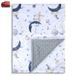 Baby For Unisex Boys Girls, Super Soft Nursery Minky Blankets, 30X40. Fixed Price $13.99.
