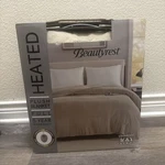 Beautyrest Full Heated Plush Electric Blanket W/ Controller Cream Twin Size. Fixed Price $20.00.