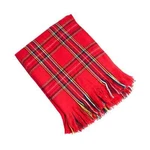 Saro Lifestyle TH123.R5060 Plaid Design Throw, Red, 50X60. Fixed Price $30.00.