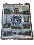 Unc North Carolina Tarheels Tapestry Throw Blanket 50 X 42. Fixed Price $50.00.