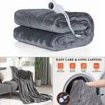 Heated Electric Blanket - 50'X60" Safe Heating With Dual Control 8 Hours. Fixed Price $79.88.
