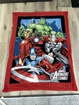 Marvel Avengers Assemble Throw Blanket Kids Bedding Size 56 X 42 Hulk Thor Cap. Fixed Price $19.99.