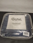New Bare Home Weighted Blanket All Natural 100% Cotton Dark Blue 17LBS. 60"X80". Fixed Price $67.96.