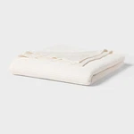 Full/queen Tencel Lyocell Waffle Bed Blanket Ivory - Threshold. Fixed Price $22.99.