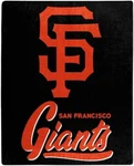Northwest Mlb San Francisco Giants Royal Plush Black Throw Blanket New 50" X 60". Fixed Price $14.99.