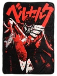 Berserk Anime Guts Character Soft Plush Fleece Throw Blanket 45" X 60". Fixed Price $34.99.