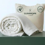 Cloudscape 100% Cotton Muslin Blanket King For Bed - Oversized 4 Layer 1.... Fixed Price $113.77.