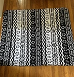 Victorias Secret Pink Blanket Dog Throw Stadium Labrador Retriever Black White. Fixed Price $32.50.