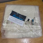 Vtg Fieldcrest Thermal Embroidery Blanket Twin Cream Floral Made Usa 25246. Fixed Price $44.99.