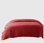 Home Design Red Easy Care Year-round Soft Fleece Blanket Size, King. Fixed Price $13.50.