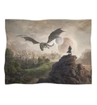 Fantasy Dragon Blanket Fleece Throw Decor Gaming Room Gift. Fixed Price $64.00.