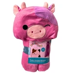 Squishmallows Patty The Cow Hooded Blanket 30" X 50" Wearable New. Fixed Price $19.99.