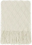 Bourina Beige Throw Blanket 50X60 Soft For Sofa Decor. Fixed Price $22.99.