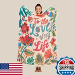 Horimote Home Sherpa Fleece Blanket, Reversible Warm Throw - 50"X60". Fixed Price $42.10.
