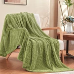 Inhand Sage Green Fleece Throw For Couch, Super Soft Flannel Blanket, Li. Fixed Price $25.04.