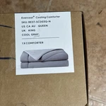 Rest Evercool Cooling Comforter Us Queen Blanket Gray Hot Sleeper. Fixed Price $72.00.
