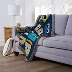 Northwest Disney-pixar "pixarland" Woven Tapestry Throw Blanket, 48" 60". Fixed Price $50.00.