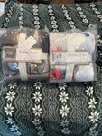 Berkshire Giordano Brothers Home For Holidays Blankets Set Of 2 Brand New. Fixed Price $40.00.