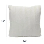 Cheer Collection Faux Fur Throw Pillows Decorative 22". Fixed Price $30.00.