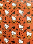 Hello Kitty Halloween Plush Throw Blanket - Oversized 60"X90", Orange. Fixed Price $49.97.
