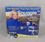 Snuggie Blue Original Tv Blanket W/sleeves Super Soft + Booklight Adult 1-SIZE. Fixed Price $24.95.