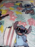 Disney Stitch Hawaii Surfboard Fleece Throw Blanket The Northwest Co. Fixed Price $34.99.