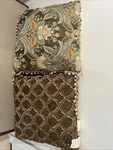 Signature Design By Ashley Accent Throw Pillows - Set Of 2 Beaded & Floral. Fixed Price $24.00.